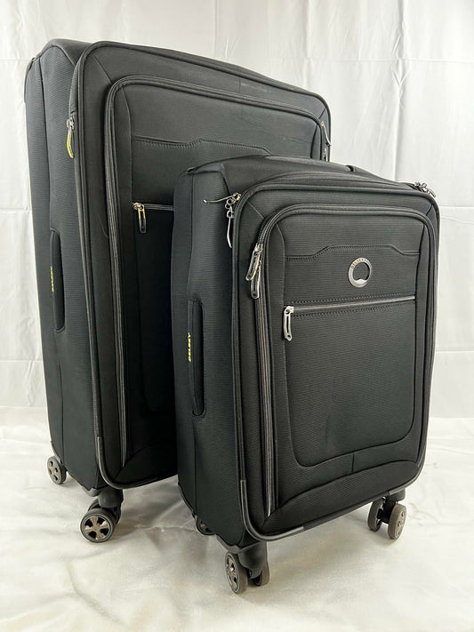 DELSEY Paris Softside Expandable Luggage with Spinner Wheels, Black. Large and - Very Good