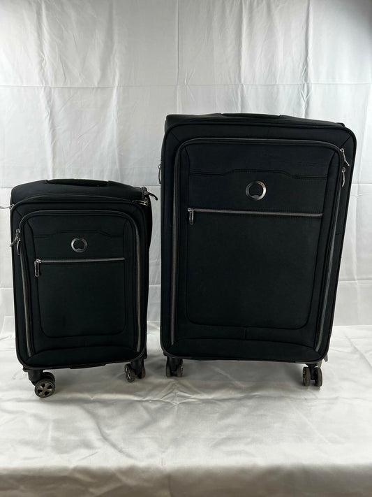 DELSEY Paris Softside Expandable Luggage with Spinner Wheels, Black. Large and - Very Good