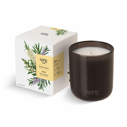 Sprig by Kohler Shield Aromatherapy Candle with Tea Tree and Rosemary - 8 oz