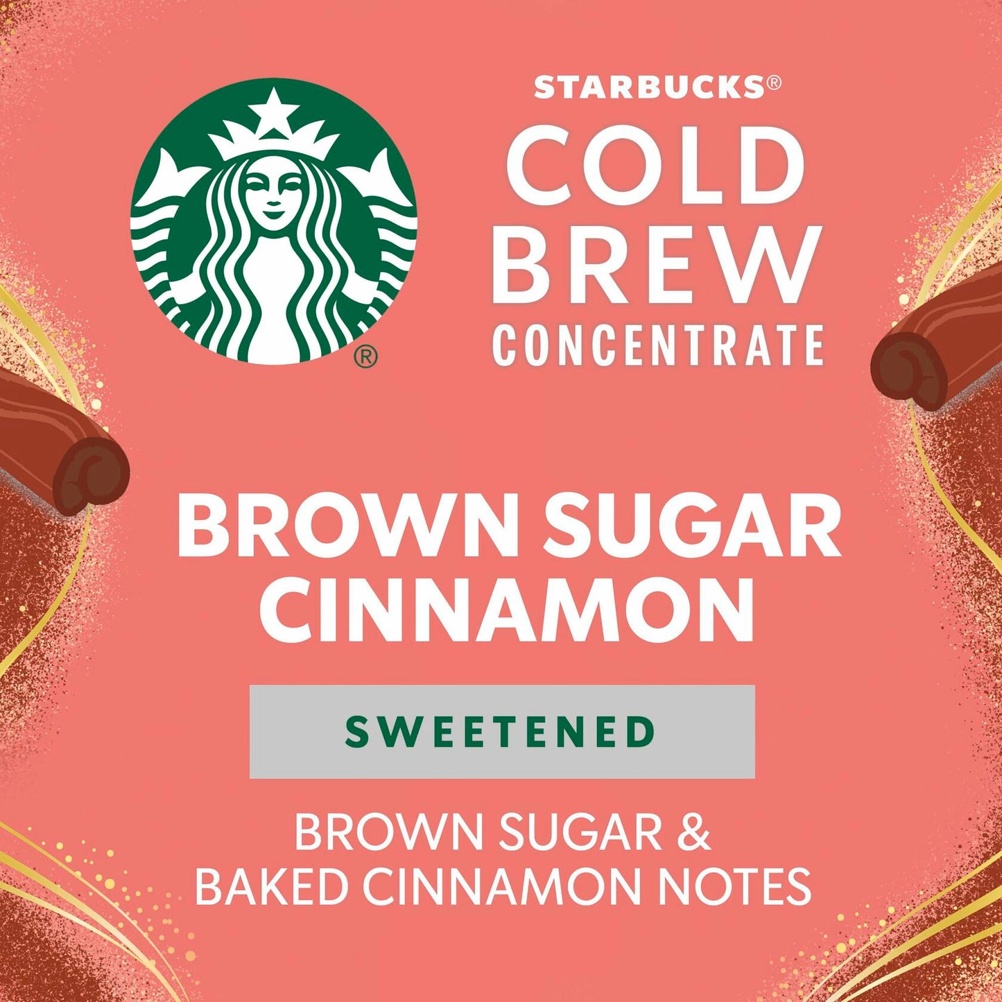 BB02/25 Starbucks Brown Sugar Cinnamon Cold Brew Concentrate 32oz New Sealed