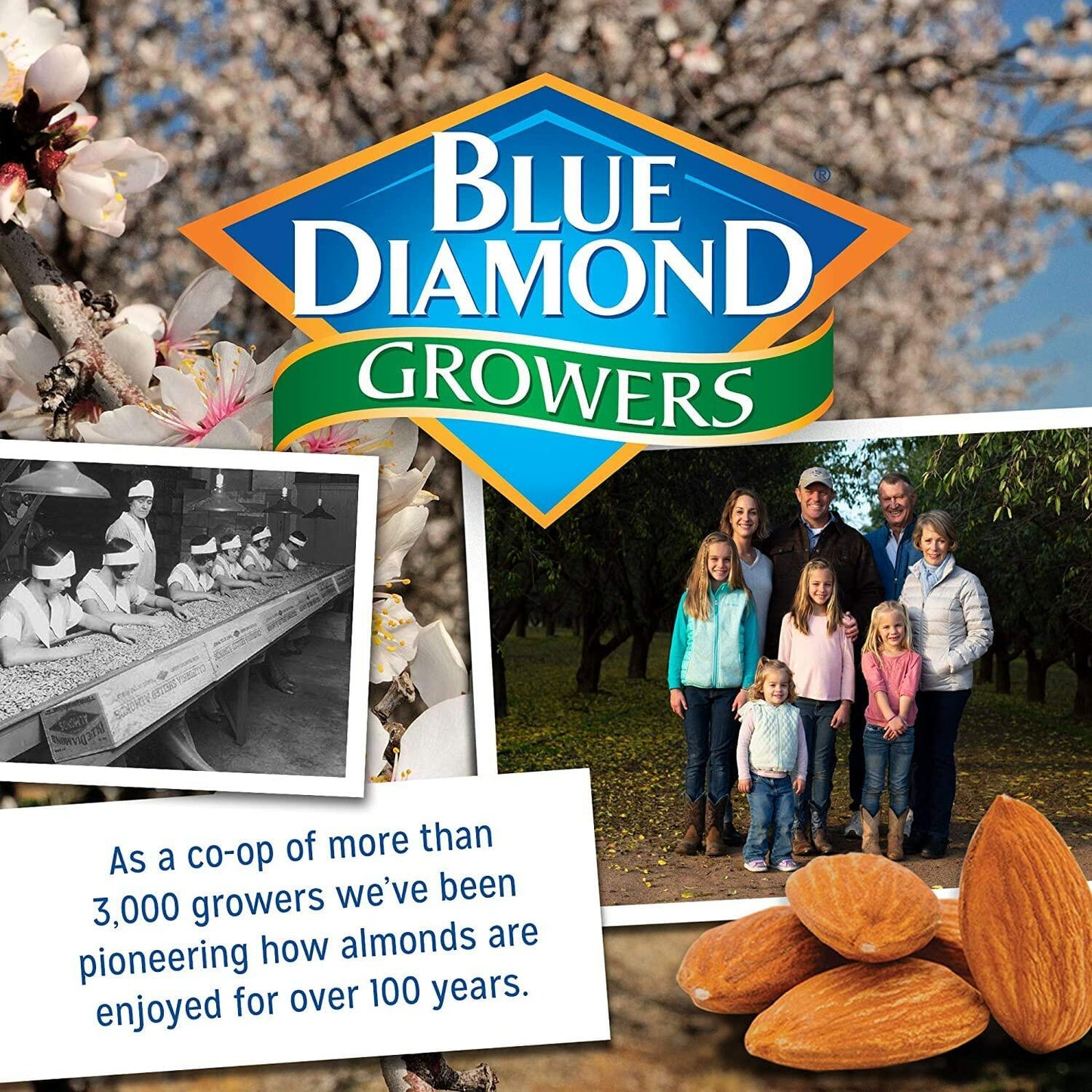 BB01/25 Blue Diamond Almonds, BOLD Korean BBQ Flavored Value Bag 45 Ounce Bag