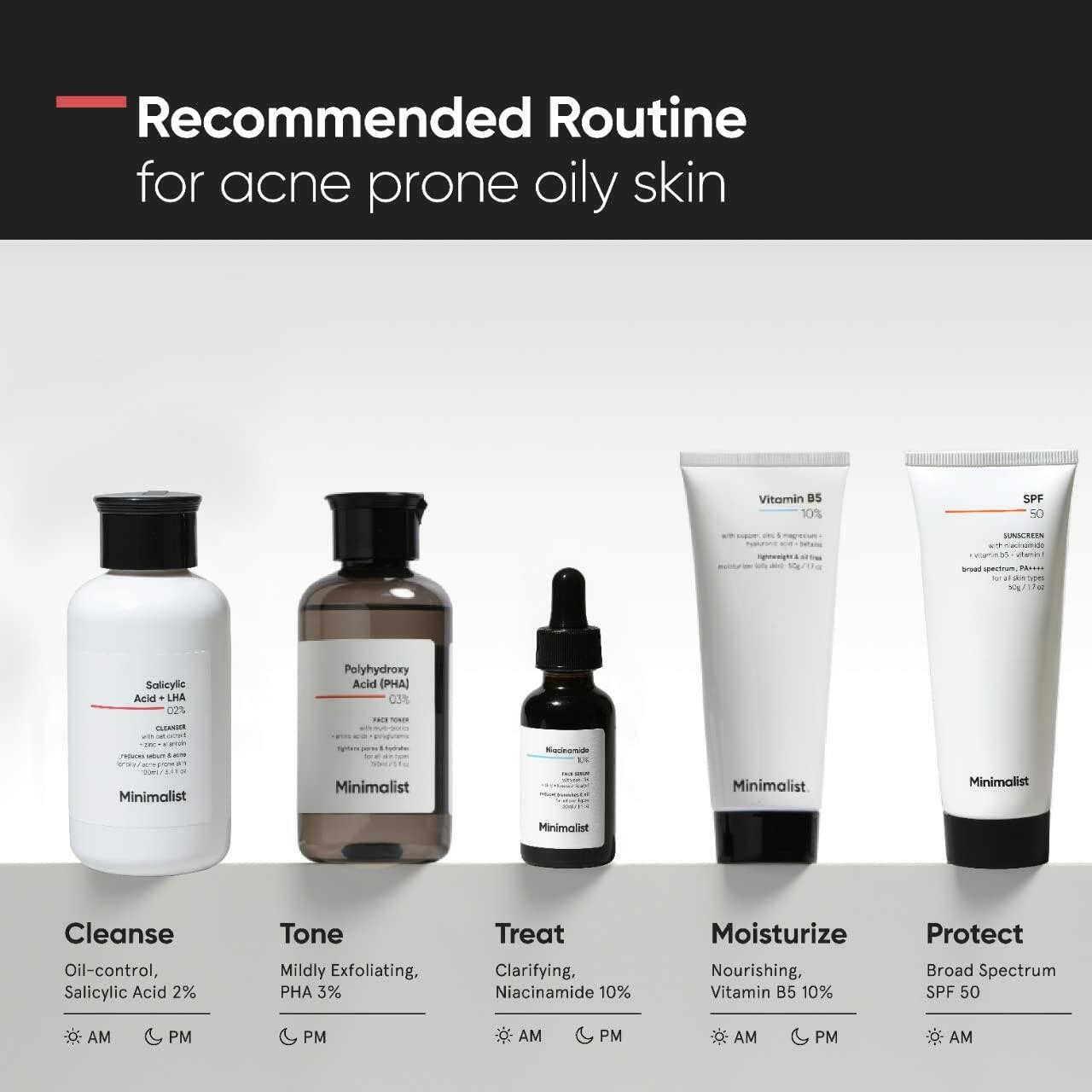 Minimalist 2% Salicylic Acid Face Wash for Oily Acne Prone Skin 100ml
