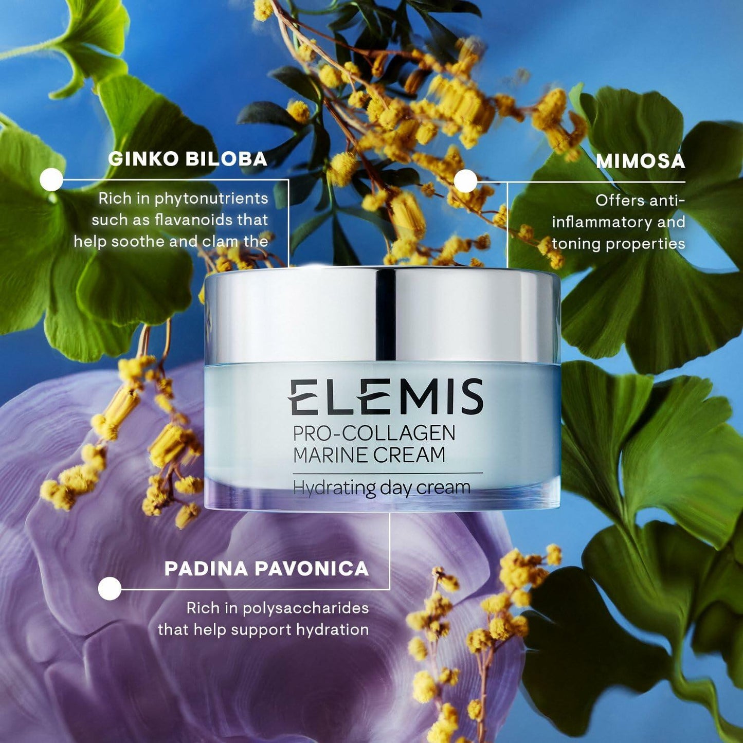 ELEMIS Pro-Collagen Marine Cream, Moisturizer Face Cream,1.6 Fl Oz