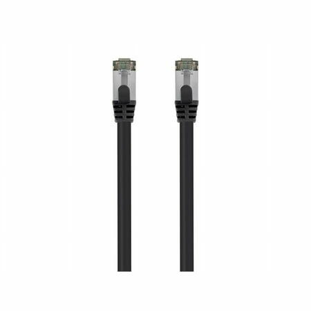 Monoprice Cat8 26AWG S/FTP Ethernet Network Cable - 14 Feet - Black