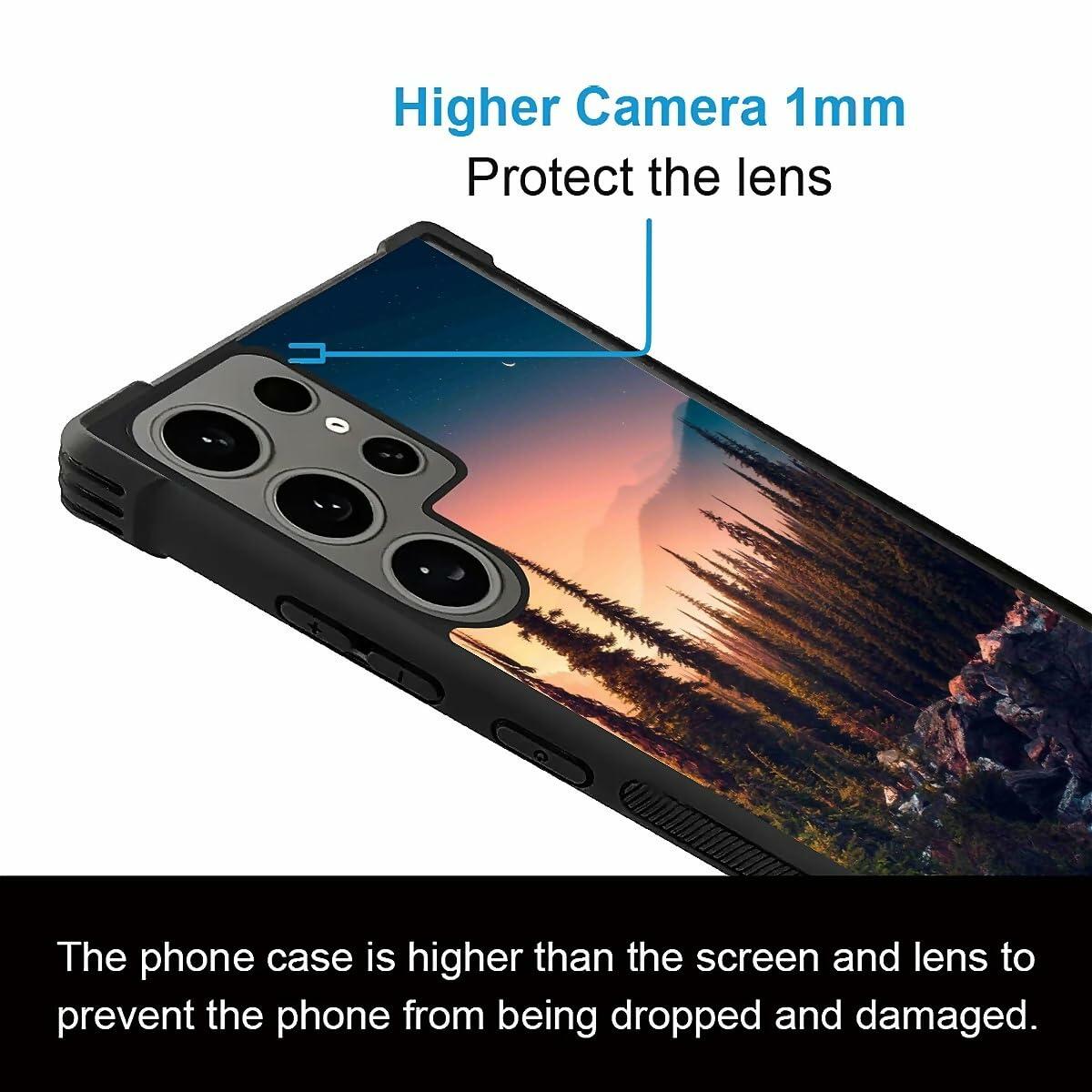 Goodsprout Compatible with Samsung Galaxy S24 Ultra Case, Mountain Dreams Tree