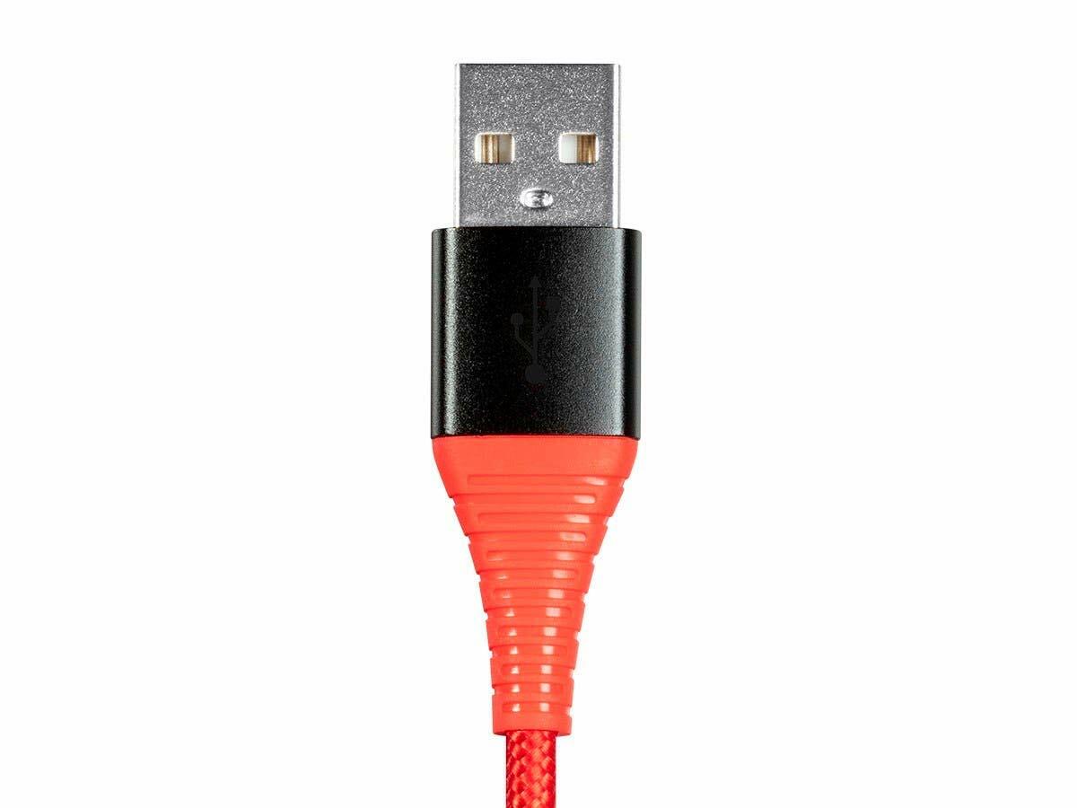 Monoprice USB 2.0 Micro Type-B to Type-A Charge & Sync Cable 3ft Nylon-Braid