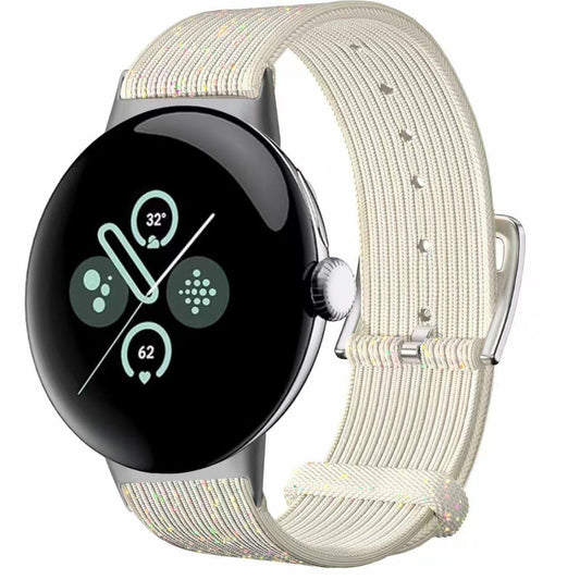 SKCC Knitted Glitter Watch Bands for Google Pixel 1/2 - Women's Stylish Fit