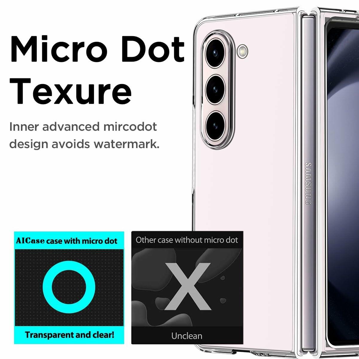 AICase for Samsung Galaxy Z Fold 6 Case Clear