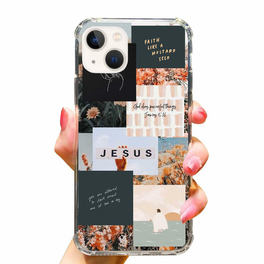 Rewput Halloween Spooky Collage Phone Case for iPhone 15, Creepy Halloween