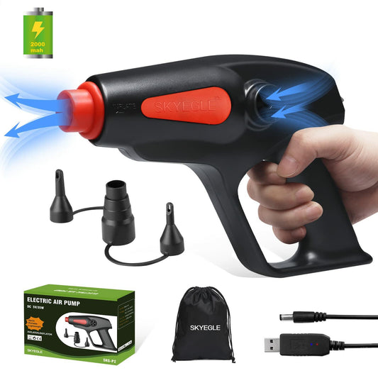 SKYEGLE Electric Air Pump 2000mAh Rechargeable Battery for Inflatables