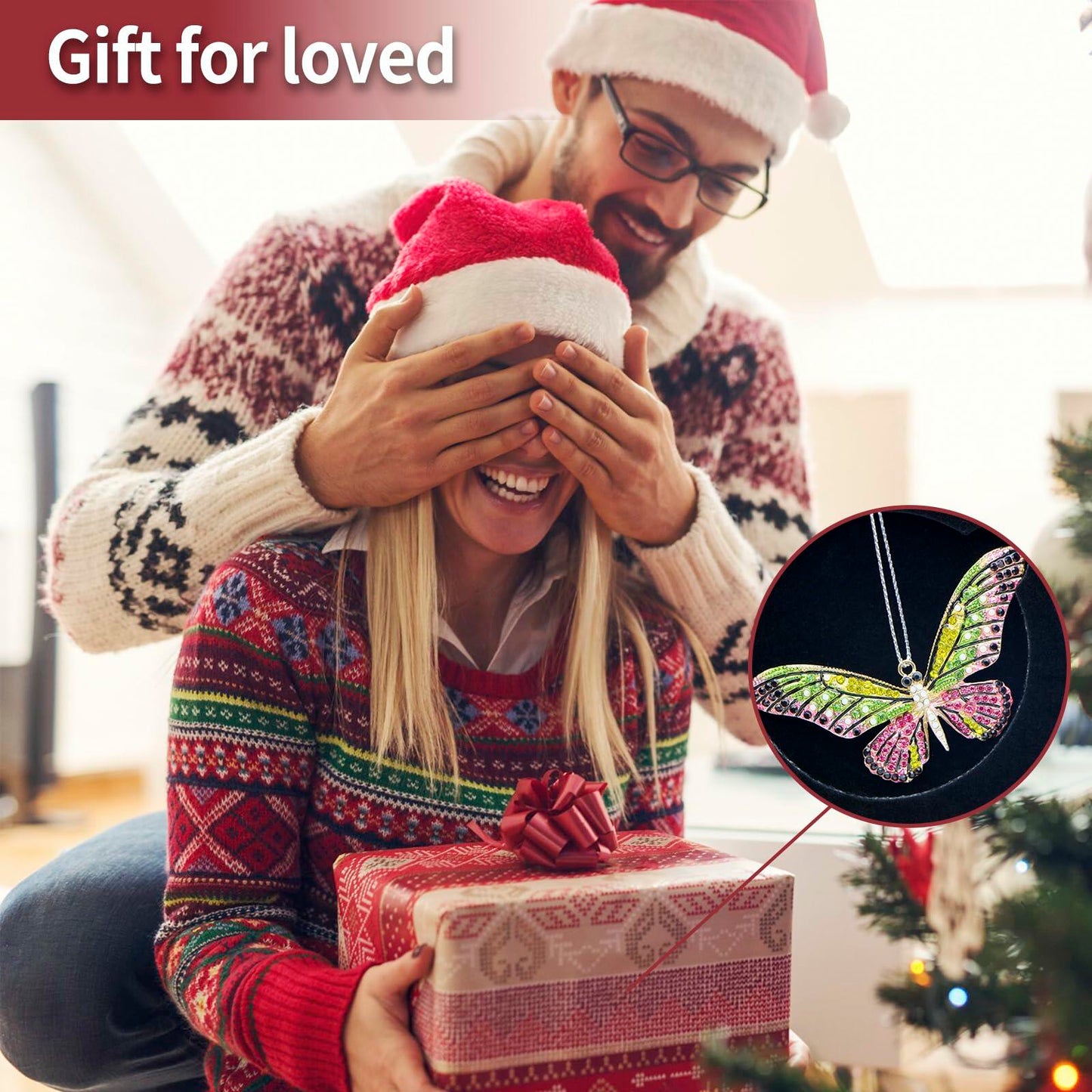 Colorful Butterfly Christmas Ornaments Tree Charms - New - Single Unit