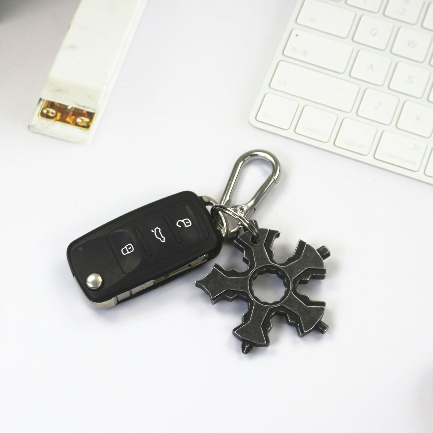 KeyChain MultiTool 18-in-1, Hex Key Allen Wrench Outdoor Multi Tool All in One
