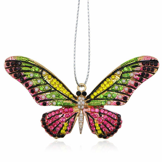 Colorful Butterfly Christmas Ornaments Tree Charms - New - Single Unit