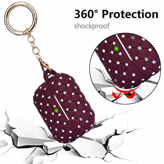CAGOS AirPods Pro Case Bling Crystal Sparkle Protective Cover Cute