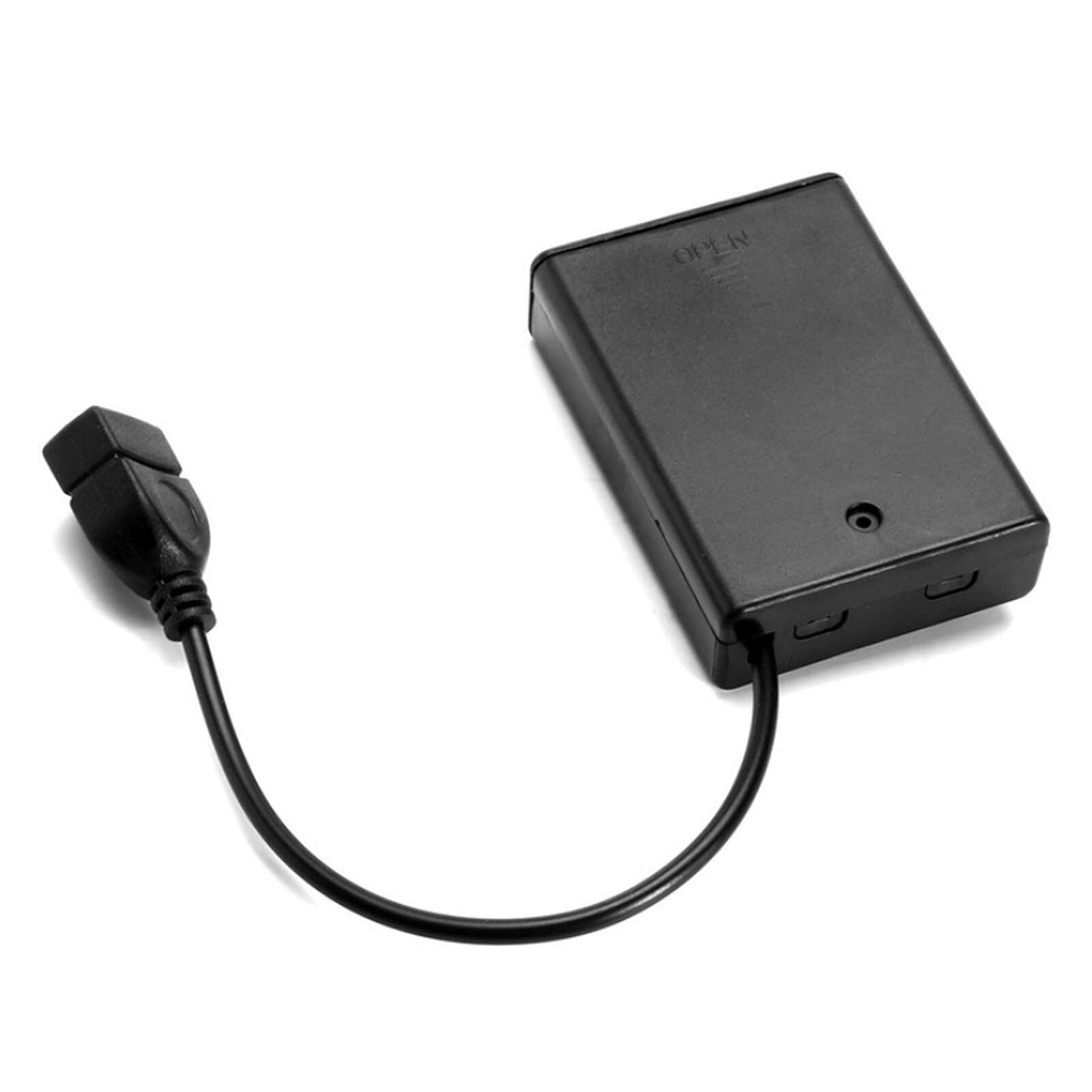TEAYIR (Pack of 2) 3 AA Battery Holder, 4.5-5V with Cover and On/Off Switch