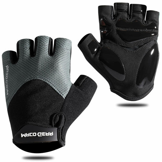 WTACTFUL Half Finger Cycling Gloves for Men/Women – Workout & Biking, Black L
