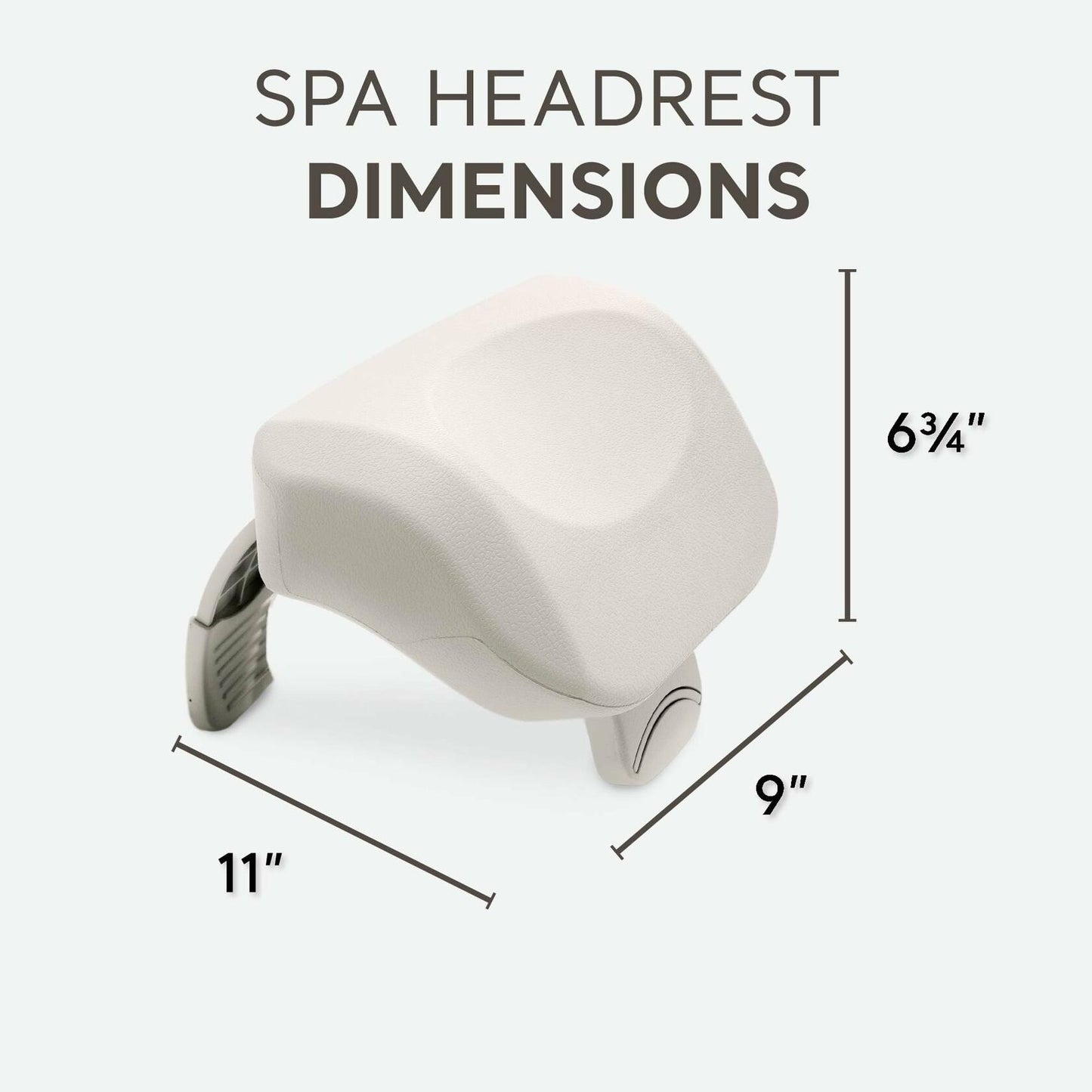 Intex 28505E PureSpa Soft Foam Headrest Pillow White Hot Tub Accessory