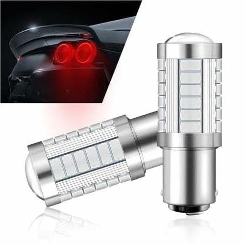 Nowkont 4PCS 1157 LED Brake Light Red 5630 SMD High Brightness Bulbs