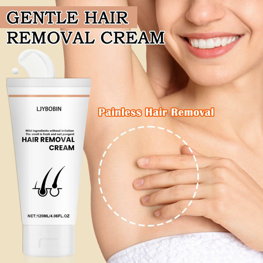 Moisturizing Long-Lasting Flawless Hair Removal Cream for Body & Face 2oz