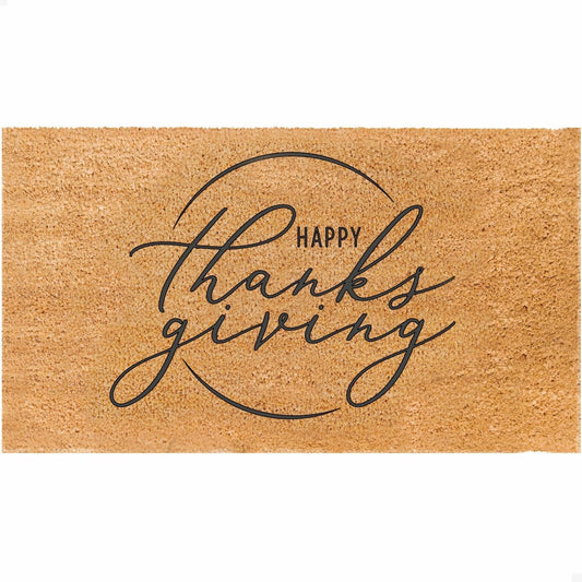 THEODORE MAGNUS 1 Count Fall Coir Non-Slip Outdoor Door Mat Welcome