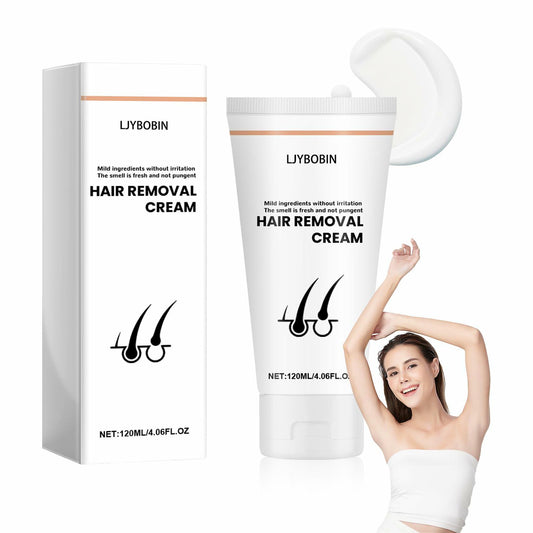 Moisturizing Long-Lasting Flawless Hair Removal Cream for Body & Face 2oz