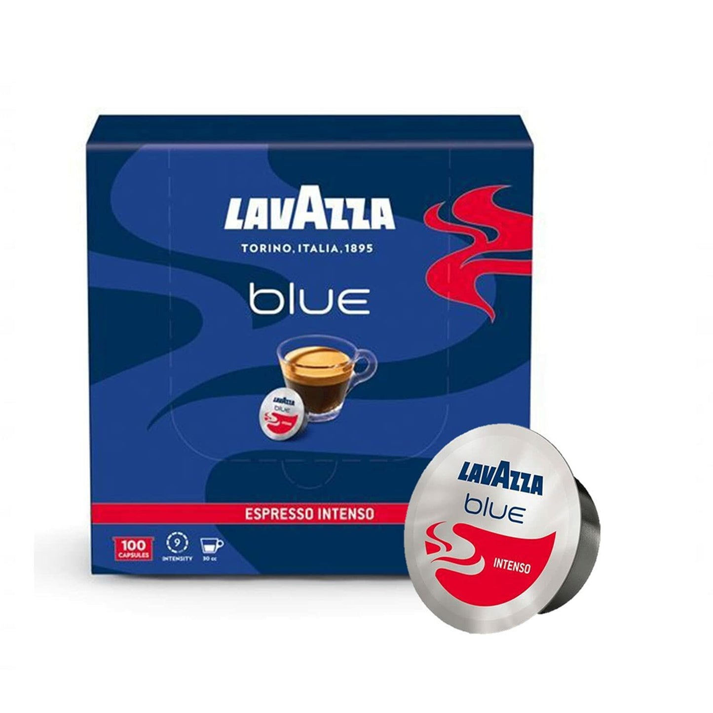 BB11/25 Lavazza BLUE Espresso Intenso Capsules 100 Pack 28.2oz Medium Roast