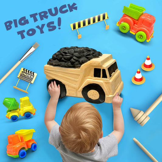 YGOVVK STEM Construction Truck Toy Kit with Surprise Truck, Kids 3-12