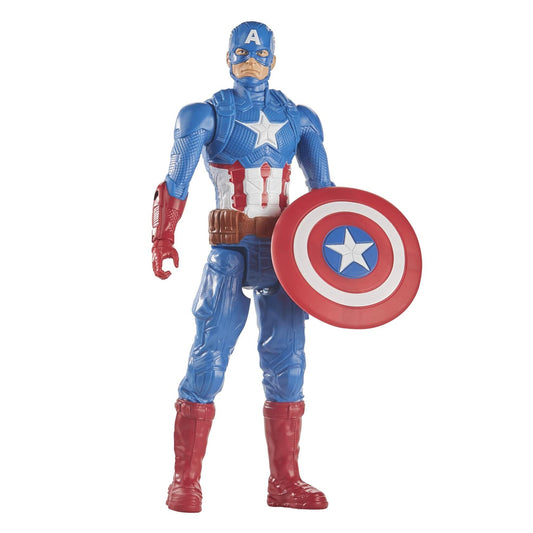 Marvel Avengers Titan Hero Captain America Figure 30cm Action Toy
