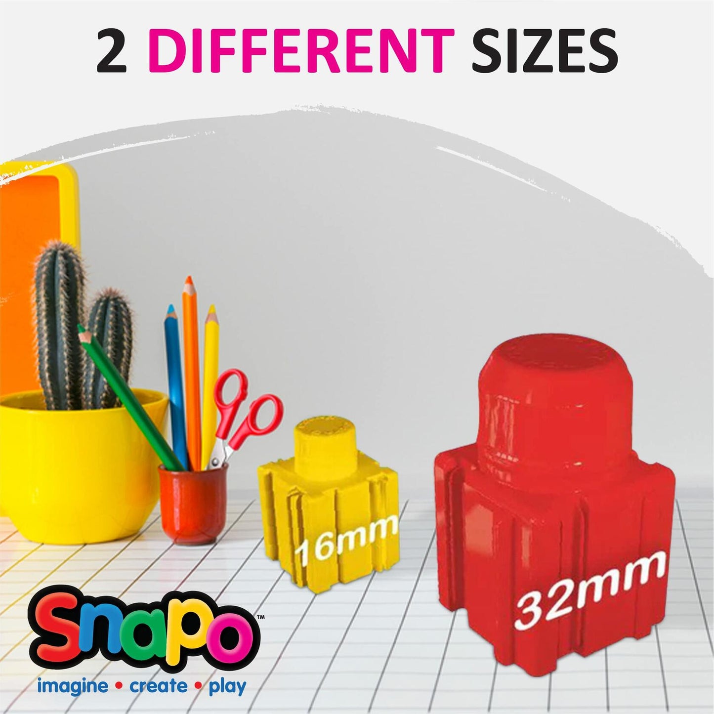 Snapo Jr Builder's Kit 80pcs Colorful Blocks Wheels Toddler 18mo+