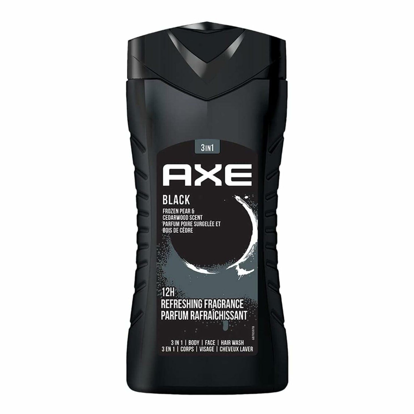 AXE Black 3-in-1 Body Face Hair Wash Frozen Pear & Cedarwood 8.4oz