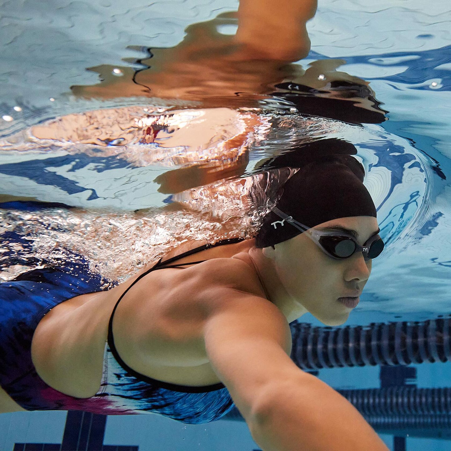 TYR Latex Swim Cap, One Size, Lightweight, Unisex, Hair Protection