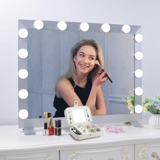 Parima Medium Jewelry Box Travel Organizer Mini Case White Initial G