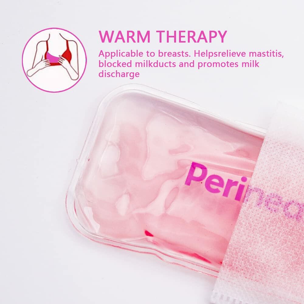 Reusable Perineal Cooling Pad Gel Pink 2 Ice Packs Postpartum Pain Relief
