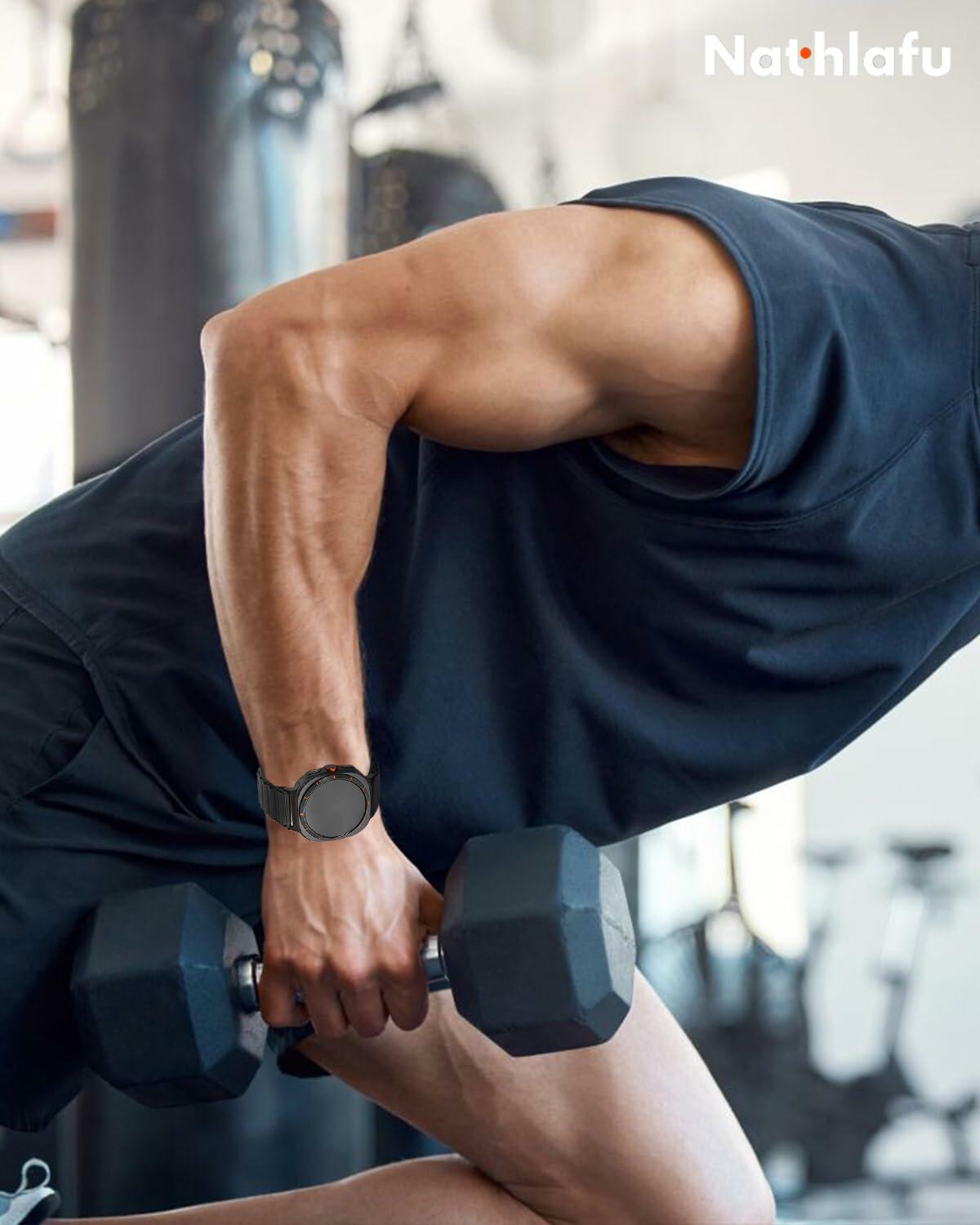 Nathlafu Galaxy Watch Ultra 47mm Band Rugged Alpine Loop Sport Strap