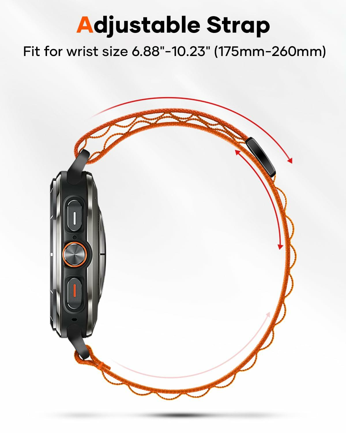 Nathlafu Galaxy Watch Ultra 47mm Band Rugged Alpine Loop Sport Strap