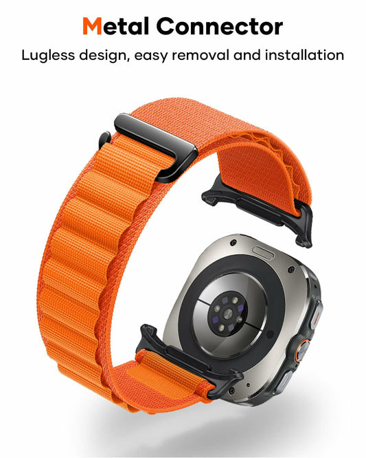 Nathlafu Galaxy Watch Ultra 47mm Band Rugged Alpine Loop Sport Strap