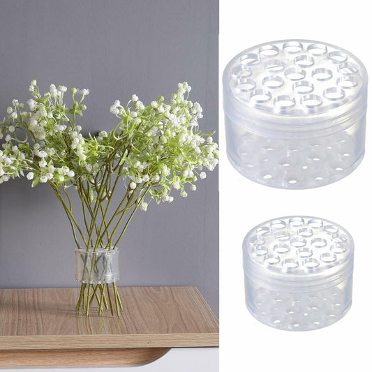 Spiral Ikebana Stem Holder Set S+L Green 2Pcs Flower Arrangement Tools