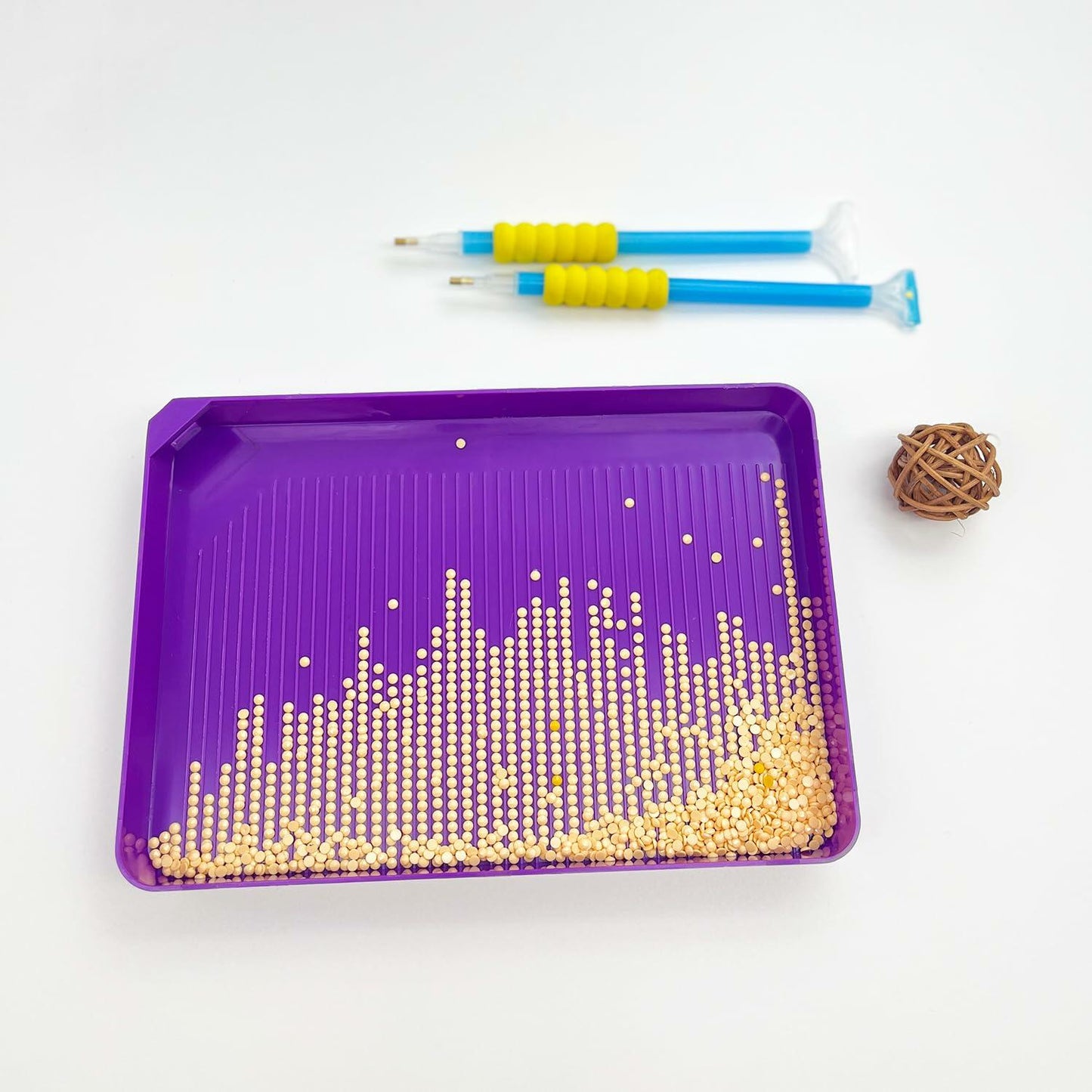 KTCLCATF 7PCS Diamond Art Tools Kit Green - Diamond Trays & Glue Accessory