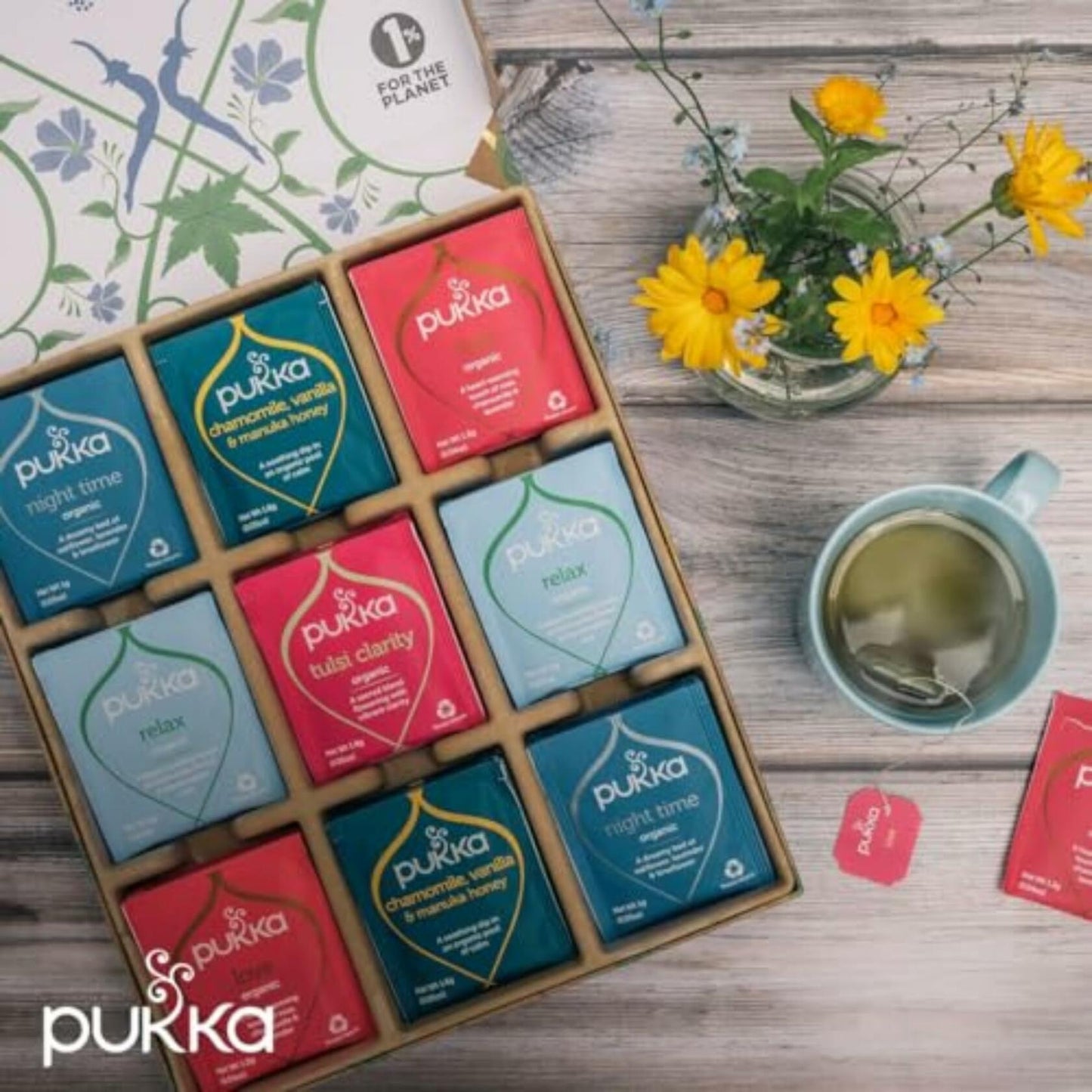 Best Before 06/2026 Pukka Organic Relax Herbal Tea Caffeine Free 45 Bags New