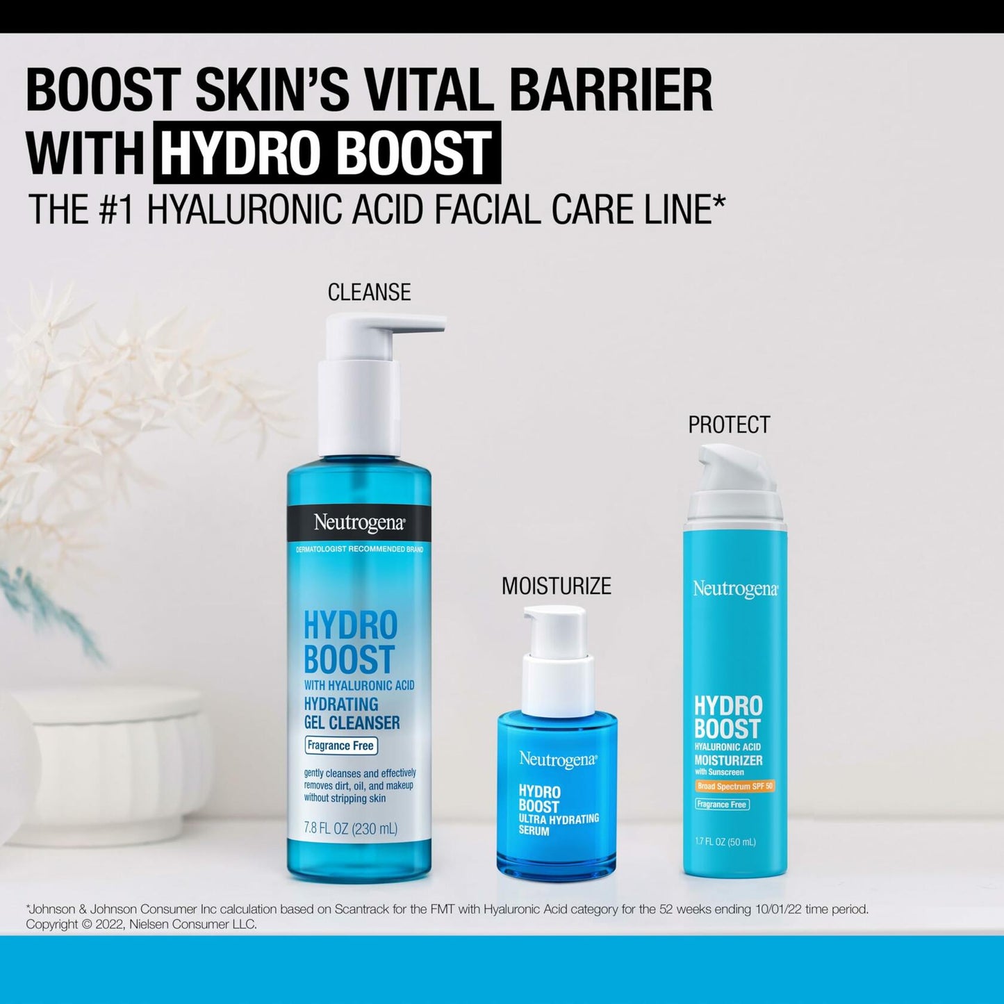 Neutrogena Hydro Boost Serum 1 fl oz Fragrance-Free Hydrating Face Serum