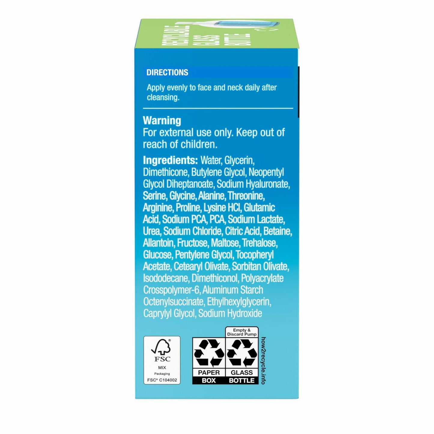 Neutrogena Hydro Boost Serum 1 fl oz Fragrance-Free Hydrating Face Serum