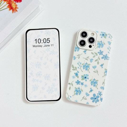 SPOBIT iPhone 15 Pro Max Case Floral Retro Oil Painting TPU Shockproof Cover