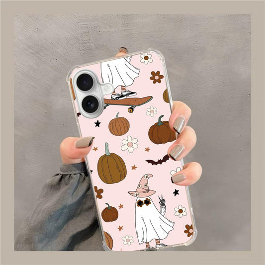 GialCenik iPhone 16 TPU Ghost Cowboy Phone Case - Black - New