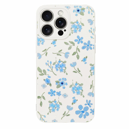 SPOBIT iPhone 15 Pro Max Case Floral Retro Oil Painting TPU Shockproof Cover