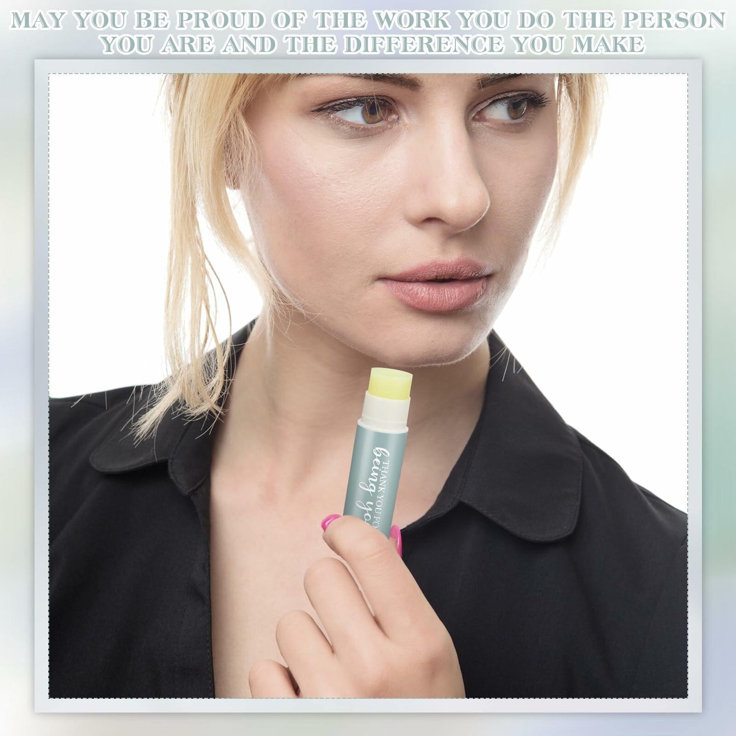 Dansib Lip Balm 100 Sets Bulk Employee Appreciation Gifts Moisturizing