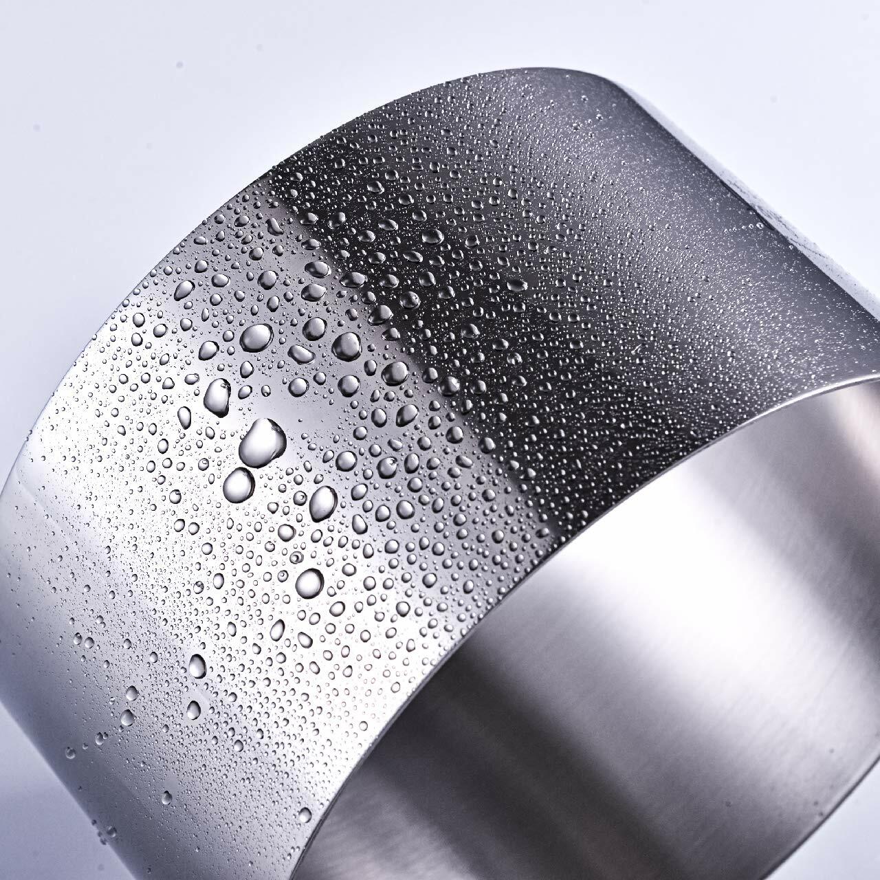 304 Stainless Steel Mousse Cake Ring 6 x 3.15 inch Mirror Finish Seamless