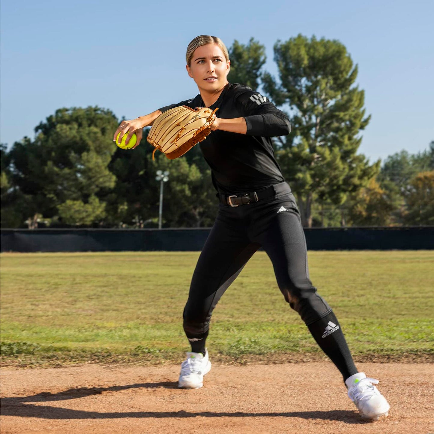 adidas PureHustle OTC Softball Socks 1-Pair Over the Calf Size S