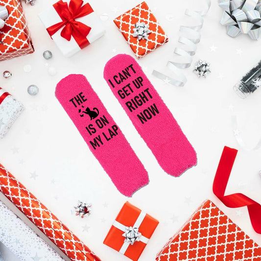 Huahui Cat Lover Socks Women Christmas Gift Novelty Cat Mom Animal Lovers