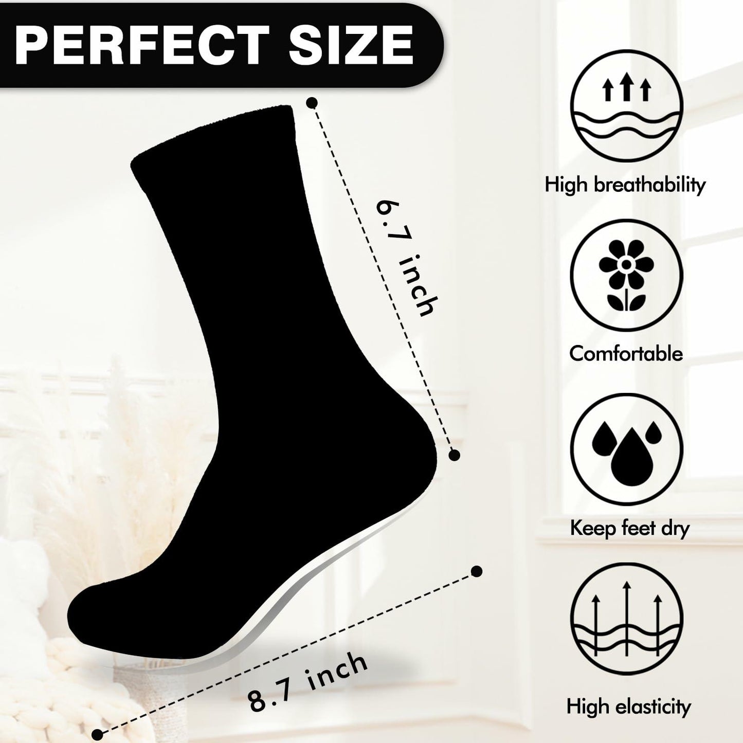 ZXGXLAW Funny Cat Dog Socks for Men Women One Size Comfortable Cute
