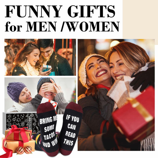 Funny Taco Socks Novelty Gift One Size Fits Most